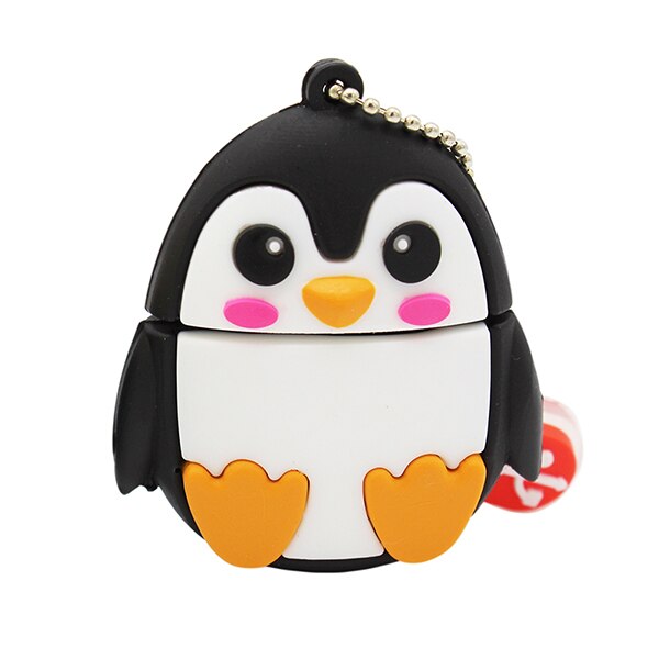TEXT MIR 64GB nette cartoon Pinguin eule fuchs stil usb-stick usb 2.0 4gb 8gb 16gb 32GB vreative stick: 4GB / WHITE