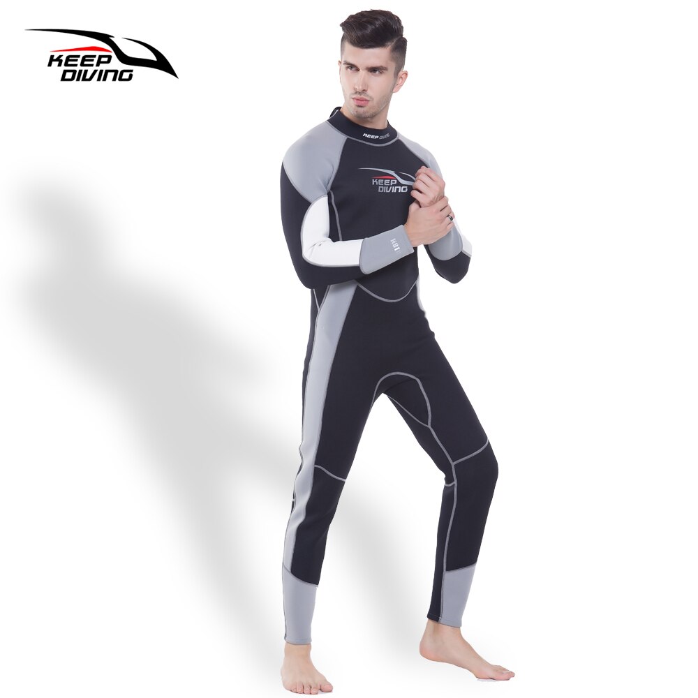 3 MM hommes néoprène Wesuit plongée sous-marine combinaison humide corps complet pour le surf chasse sous-marine natation plongée kayak