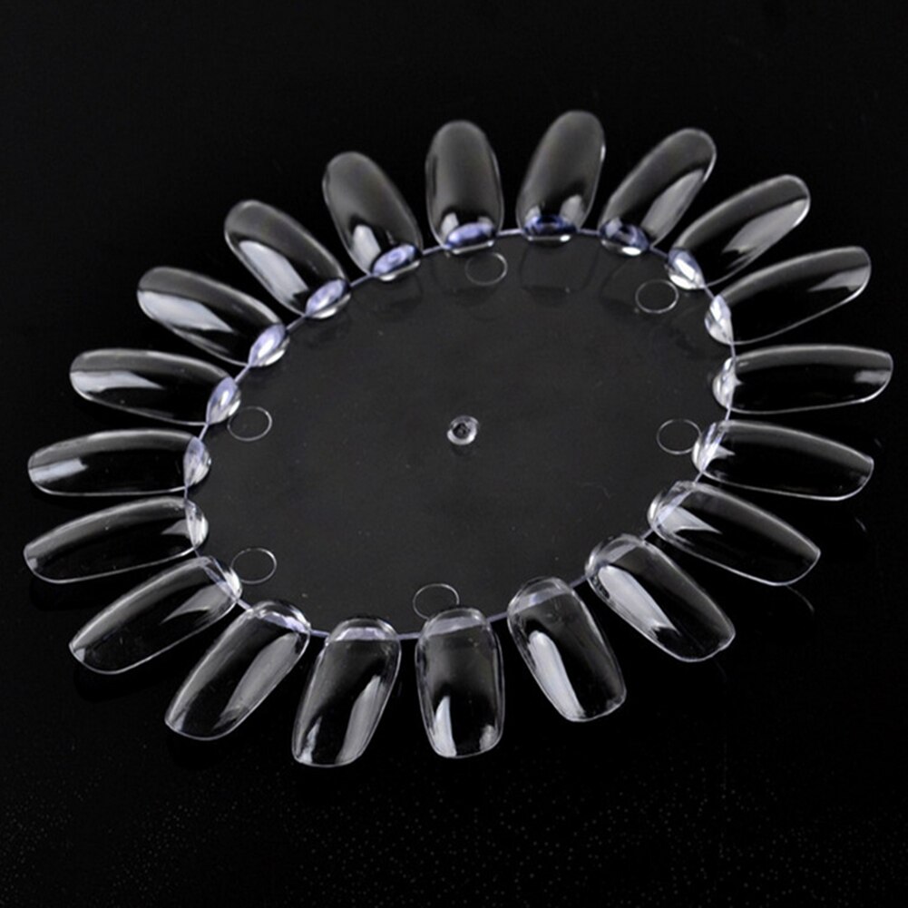 20 kleuren nail art acryl valse tip oefen ronde wiel mal diy display tool manicure toolsbeauty