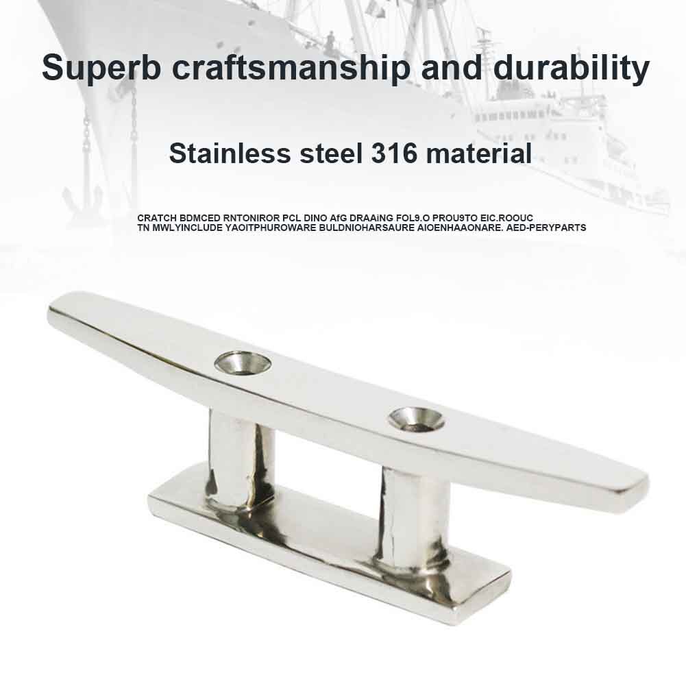 Replacement Parts Stainless Steel For Marine Hardware Corrosion Resistance Bollard Accessories Combo Yacht Boat Mooring Cleat: 125mm