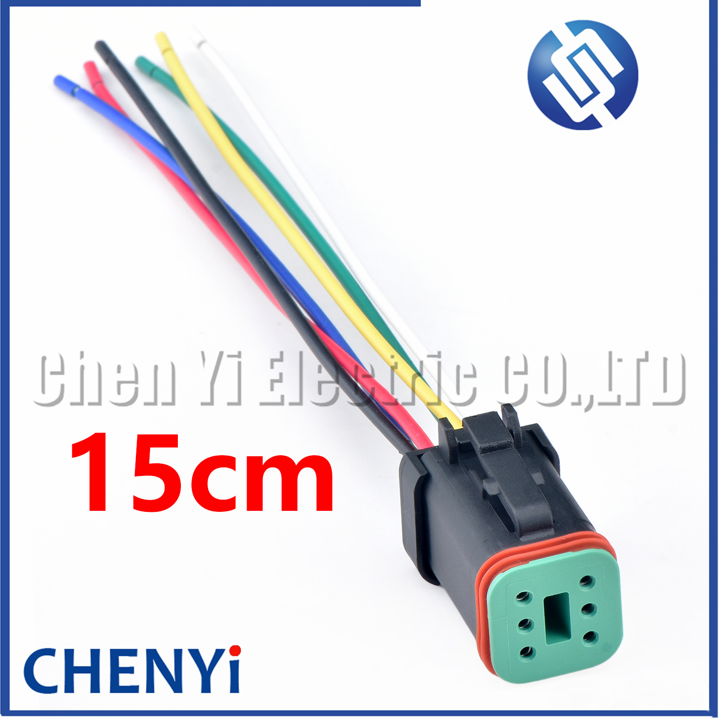 6 Pin Black DT series Connector Waterproof Plug Socket DT06-6S DT04-6P DT06-6S-E005 DT04-6P-E005 For Engineering Vehicle Deutsch: Lavender