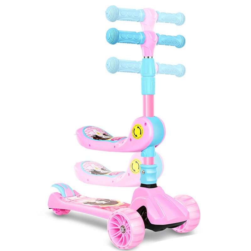 Kinder roller 1-3-6-12 jahre alte kinder baby mädchen jungen breite räder pedal einzelnen fuß skating