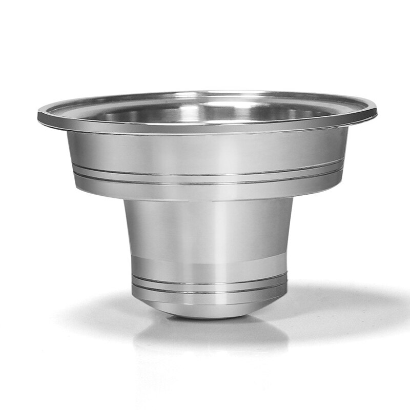 Adaptateur pour Nespresso Vertuoline Capsule de café réutilisable acier inoxydable transfert de matériau pour filtre Nespresso