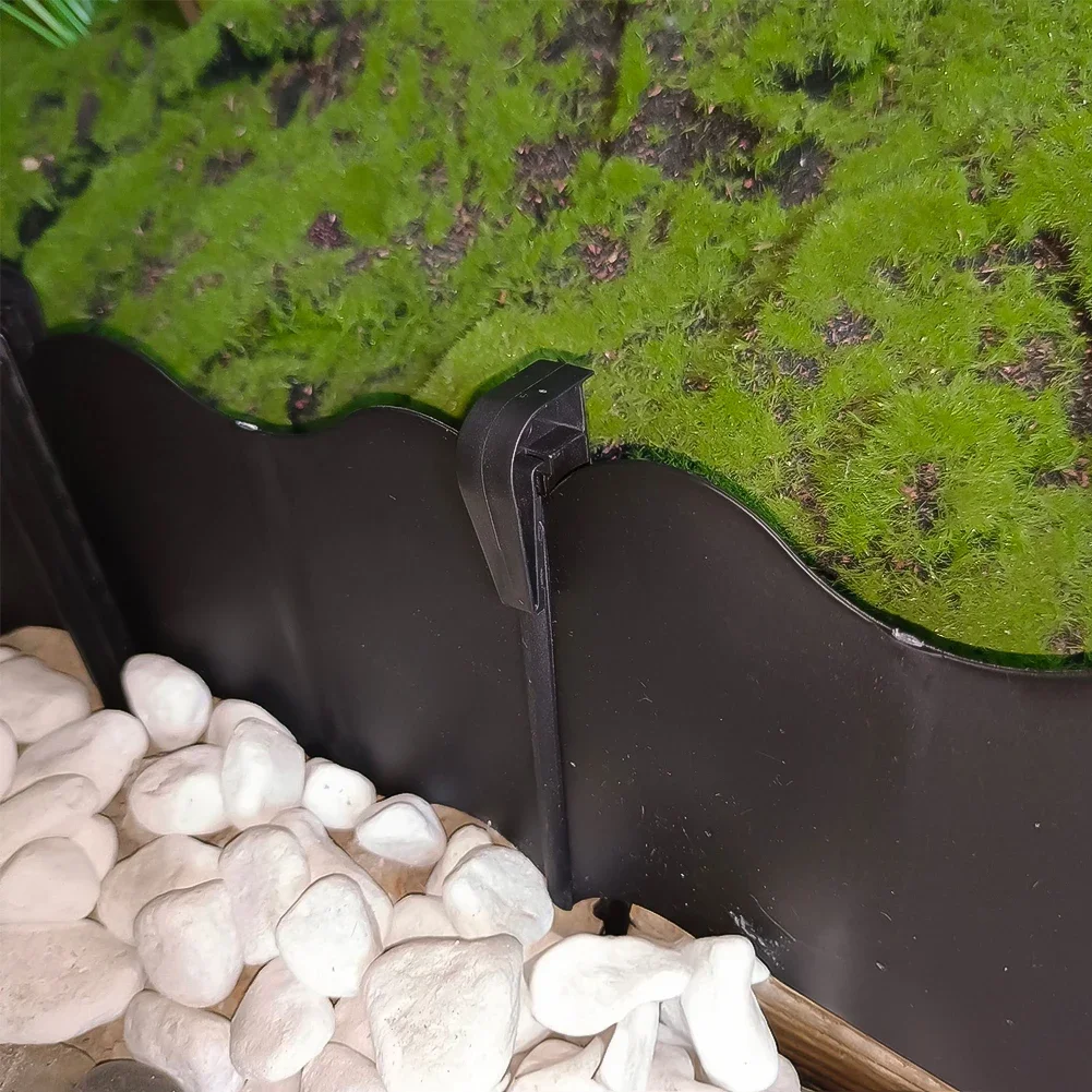 Chemin de clôture de bordure de pelouse d'herbe de jardin pour separer les lits de pelouse et de fleurs fournitures de jardin bordure de paysage pour jardin de cour