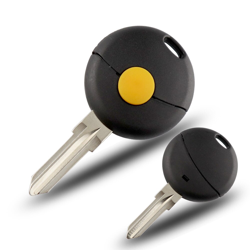 YIQIXIN 1 bouton pour Benz Mercedes Smart Fortwo 450 Cabrio City Cross Forfour W124 W202 W210 coque de clé de voiture à distance housse Fob