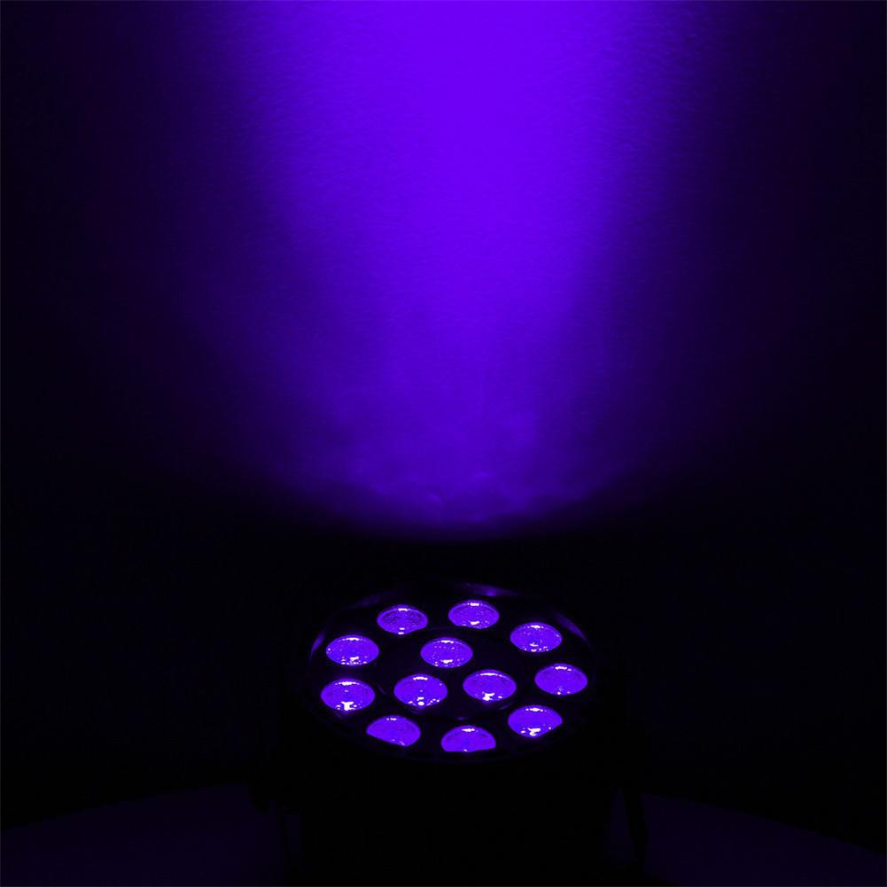 Led disco uv violeta preto luzes dj 36 w ue plug par lâmpada uv para festa de natal lâmpada barra fase arruela da parede ponto luz de fundo