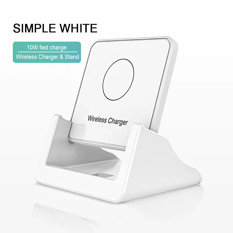 Fast Charging Wireless Charger Qi15w Holder For Phone Folding Charging Station For Iphone 13，12,11，For Xiaomi Samsung Oneplus: White 10w
