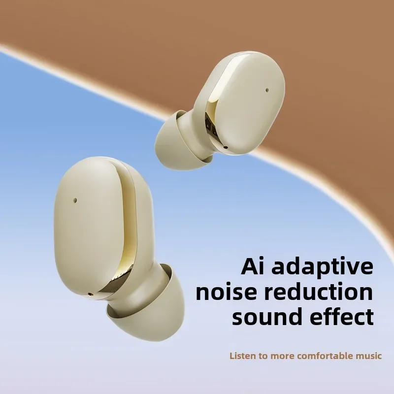 Auricolari Bluetooth Wireless TWS - Cuffie Trasparenti ENC - Display LED Potenza - Suono Stereo - Cancellazione Attiva del Rumore