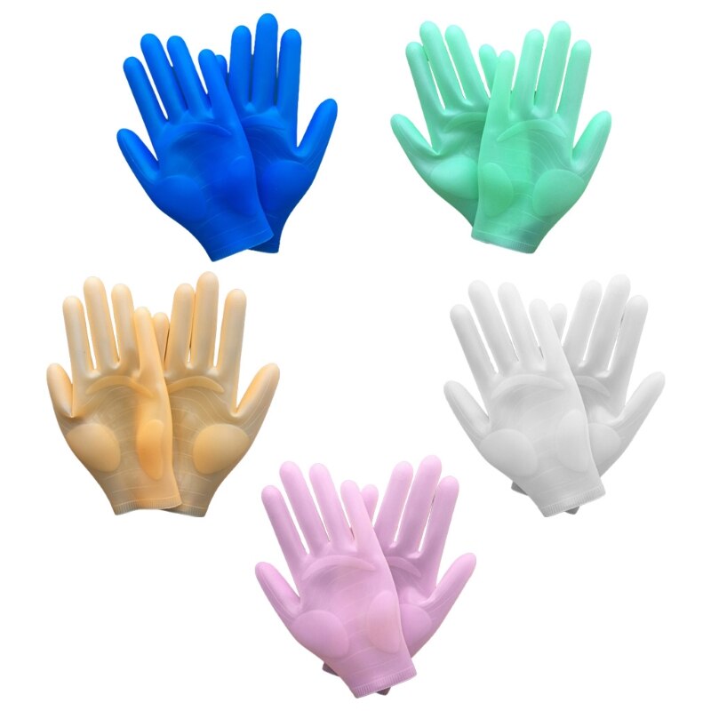 1 Pair Reusable Safe Silicone Gloves for Epoxy Resin Casting Jewelry Making Mitten DIY Crafts Tools R9JE