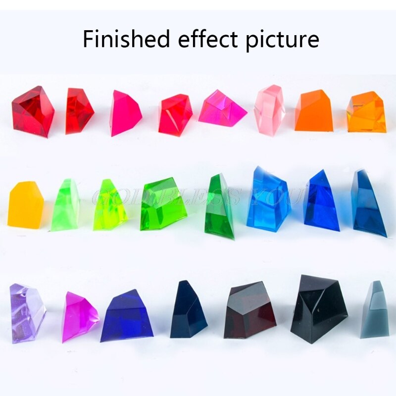 24 farver krystal epoxy pigment uv harpiks farvestof diy smykker farvestof kunst håndværk farvning tørring farve blanding flydende dekor
