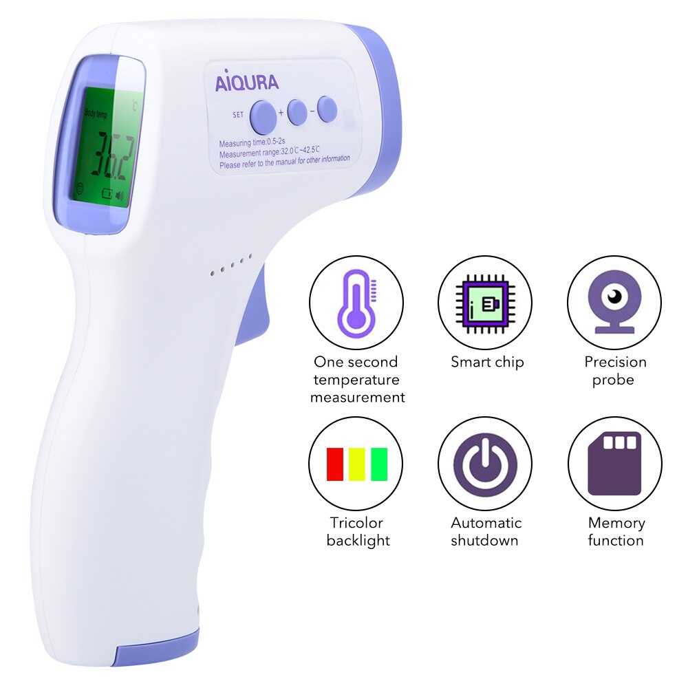 Digital Thermometer Infrared Non Contact adult baby Lcd Thermometer