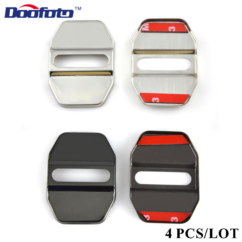 Doofoto Auto Styling Edelstahl Auto Türschloss Abdeckung Abzeichen Aufkleber Für Mercedes Benz W211 AMG W204 W210 W203 Cla zubehör