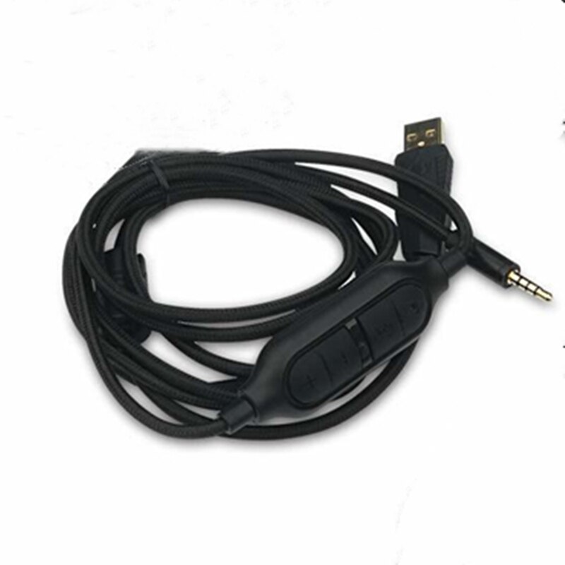 Redragon H510 Zeus Original genuine USB cable 3.5mm Male Audio AUX Jack to USB 2.0: black