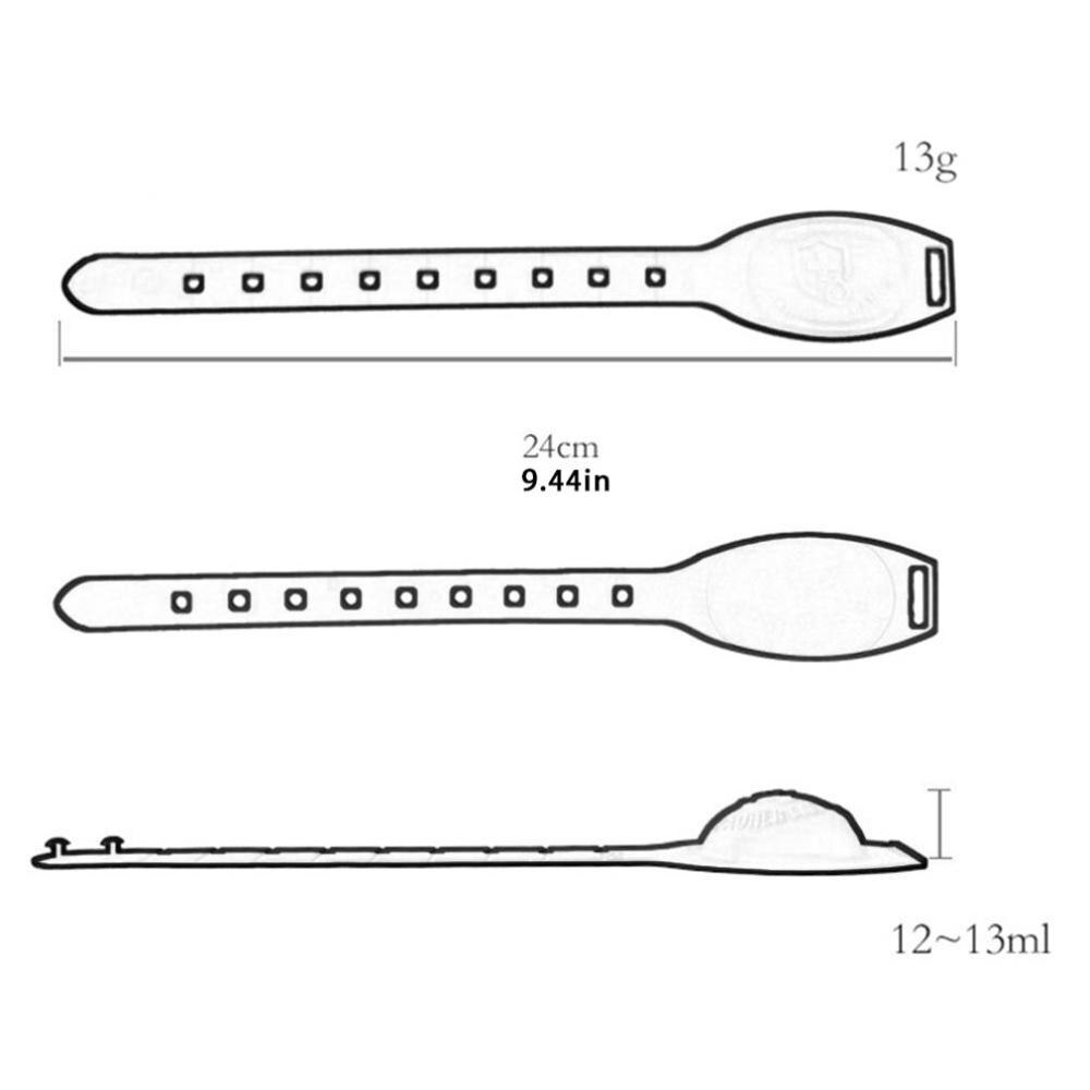 O bracelete descartável do silicone pode ser enchido com desinfetante da mão, garrafa da pulseira, desinfetante da mão do gel, álcool