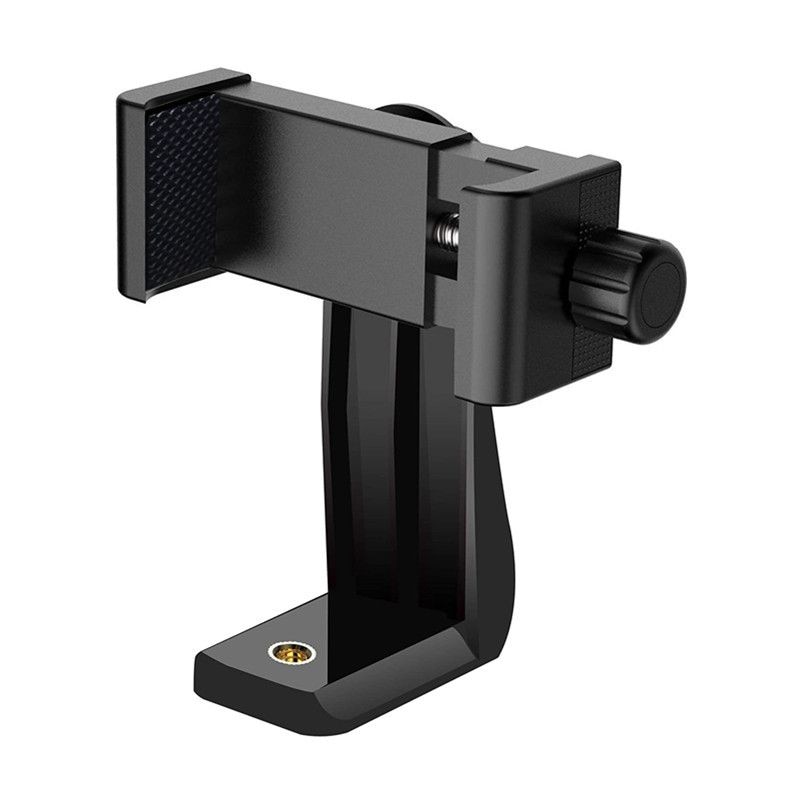 Rotazione a 360 gradi supporto da scrivania nero supporto per Clip per telefono cellulare supporto verticale 1/4 Clip di fissaggio a vite per IPhone 11 per Huawei
