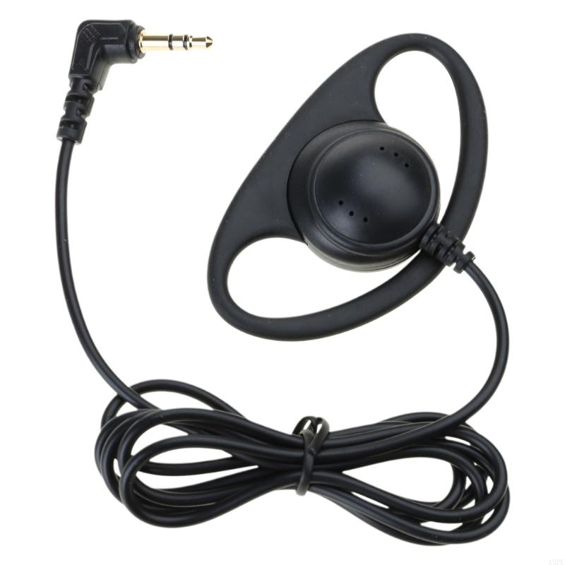 A3PC USB C/3,5 mm Headsets Ohrhörer Ohrhaken Single Earbud Earphone Extension Line: Dunkelblau
