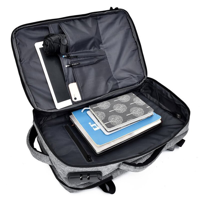 Mannen Reizen Rugzak Anti Diefstal Mannen Laptop Rugzak 15.6 Inch Notebook Terug Pack Usb Opladen Mannelijke Vrouwen Tas Mochila voor School