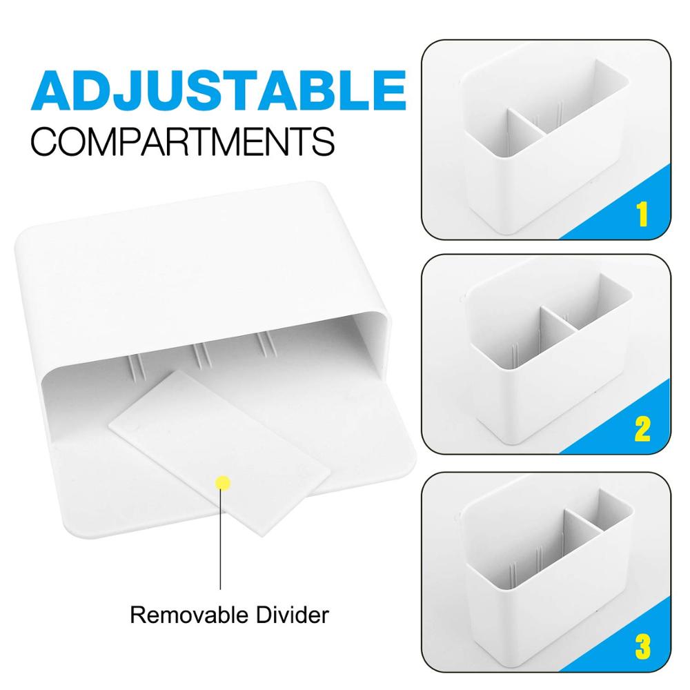 2 PCS Wellerly Mighty Magnetic Marker Holder Dry Erase Pen Holder Organizer With Powerful Neodymium Magnets For Glass Whiteboard