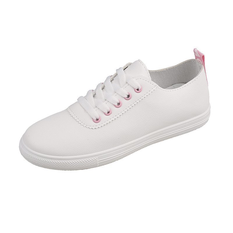 Tenis femeninos para mujer, zapatillas de cuero transpirable, calzado para deportes al aire libre, cómodo para entrenamiento de Fitness, gimnasio: white2 / 8