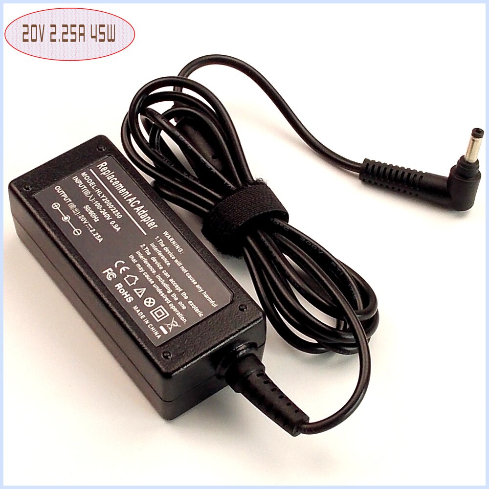 Laptop netbook ac adapter voeding lader 20 v 2.25a voor lenovo ideapad 110 80t70011us 80t70012us 100-15iby 100-14ibd