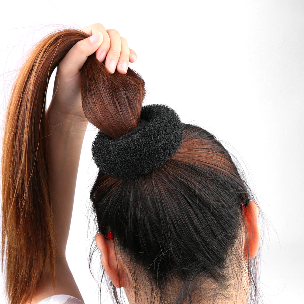 Anillo para el pelo con forma de Donut mágico para mujer y niña, accesorios para el cabello para hacer moños en el pelo, 1 unidad