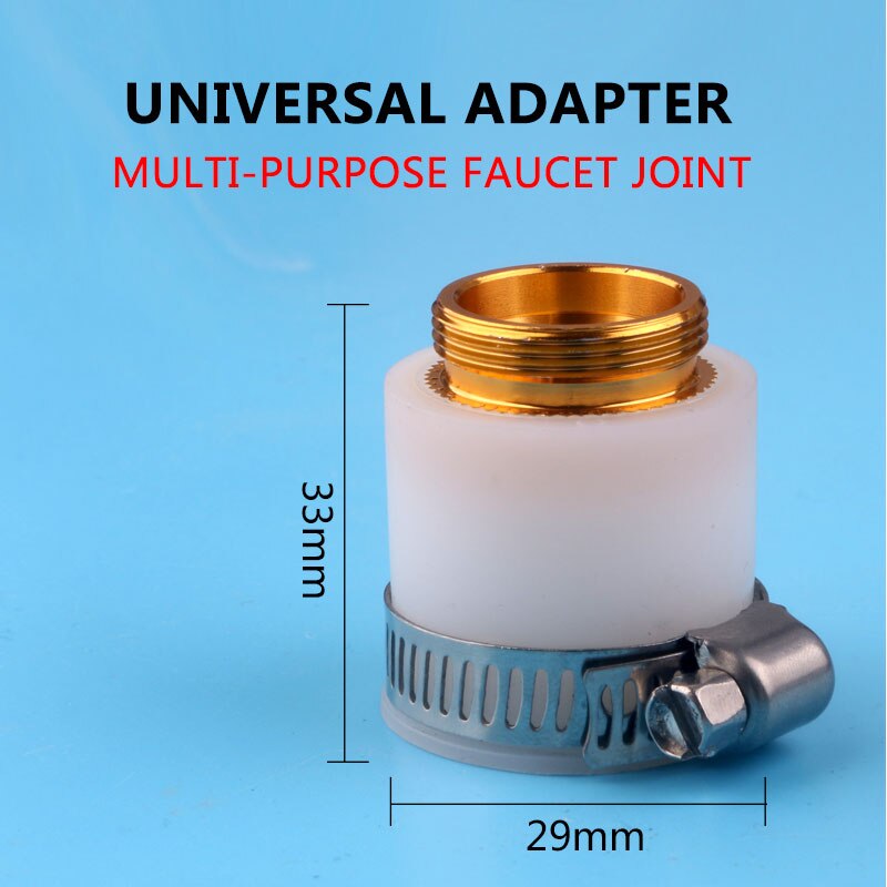 Omnipotent 22mm Lawn Water Tap Hose Pipe FittingSet Connector Purifier Adaptor 15/19/24MM Universal Garden Supplies Alternative
