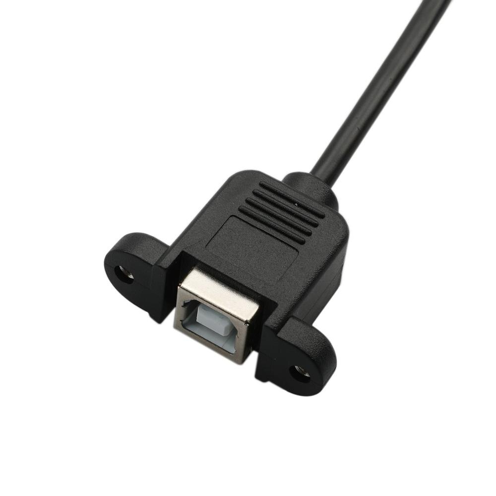 Right Angled Printer Extension Cable USB 2.0 B Adapter Male to Female USB 2.0 Type B Male to Type B Female Printer Panel Mount E