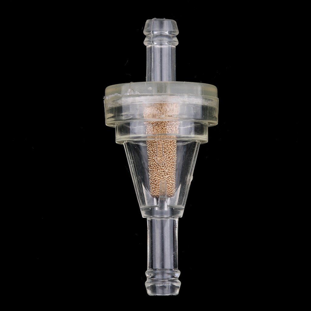 Plastic Mini Small Engine Petrol Inline Fuel Filter For 1/4 Inch Fuel Line