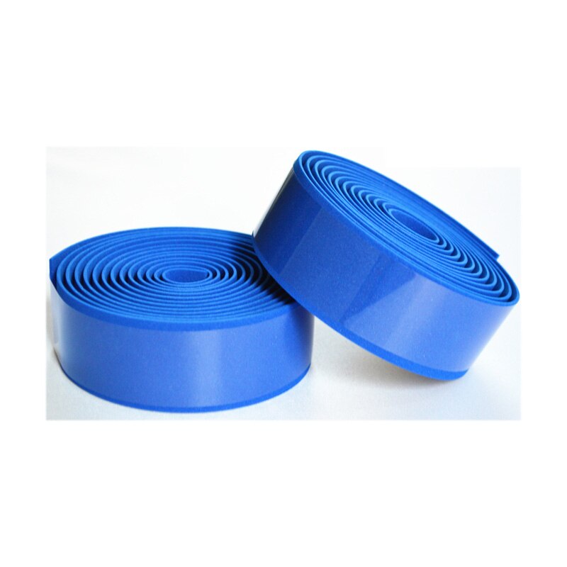 Bandes de guidon de vélo de couleur Bianchi rouge rose vert bleu jaune blanc ruban de barre de vélo: blue