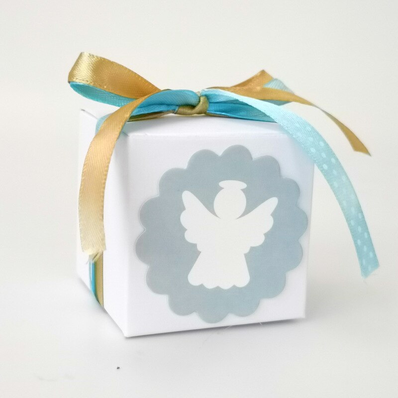 Kraftpapier Angel Bear Favor Doos Wedding Party Gunst Dozen Snoep Home Party Verpakking Supply