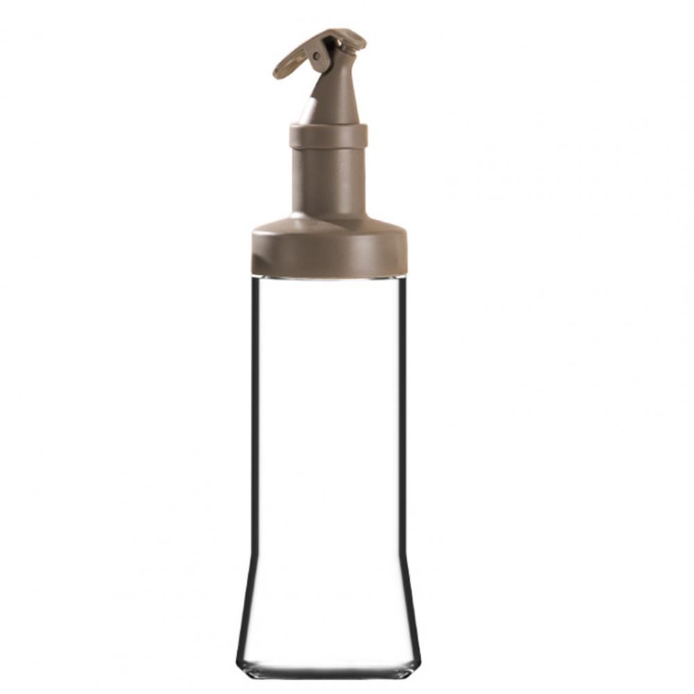 Oil Spray Bottle Useful Screw-thread Mouth Portable Salad Making Oil Sprayer Cooking Gadget Oil Dispenser Oil Sprayer:  Dark Gray