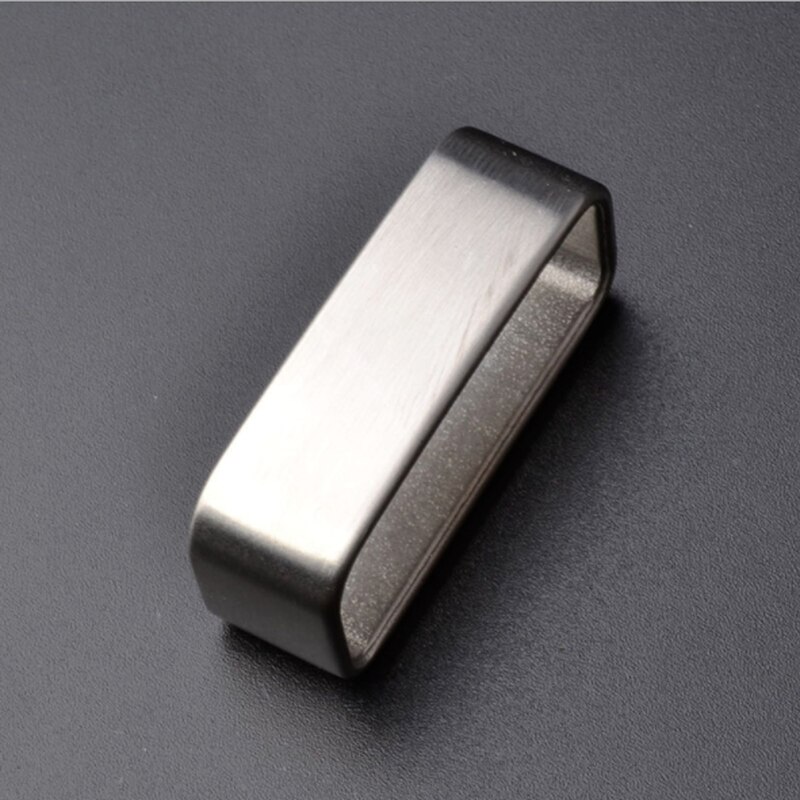 35mm/40mm DIY Edelstahl Gürtel Schleifen männer lässig Leder Handwerk Hardware- Metall Gürtel Schleifen NäHenne Kunst Handwerk
