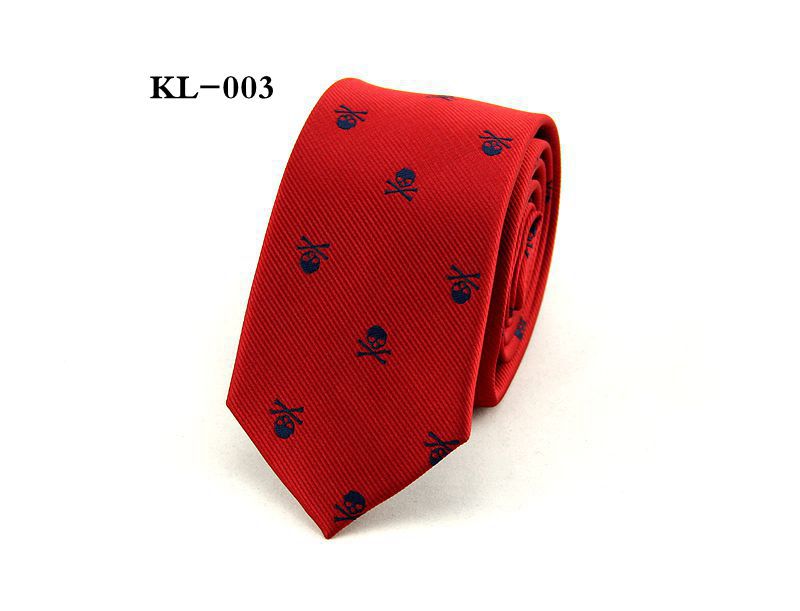 Corbata de Halloween de 6CM para hombre, corbatas estrechas de poliéster con calavera para bicicleta, corbatas azules marino informales, traje de , accesorios de Cuello de camisa: Verde