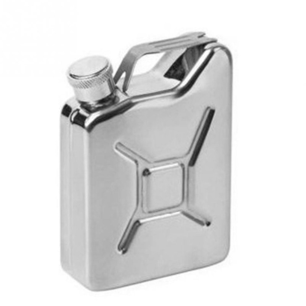 5 oz Jerrycan Oil Jerry Can Liquor Hip Flask Stainless Steel Wine Pot