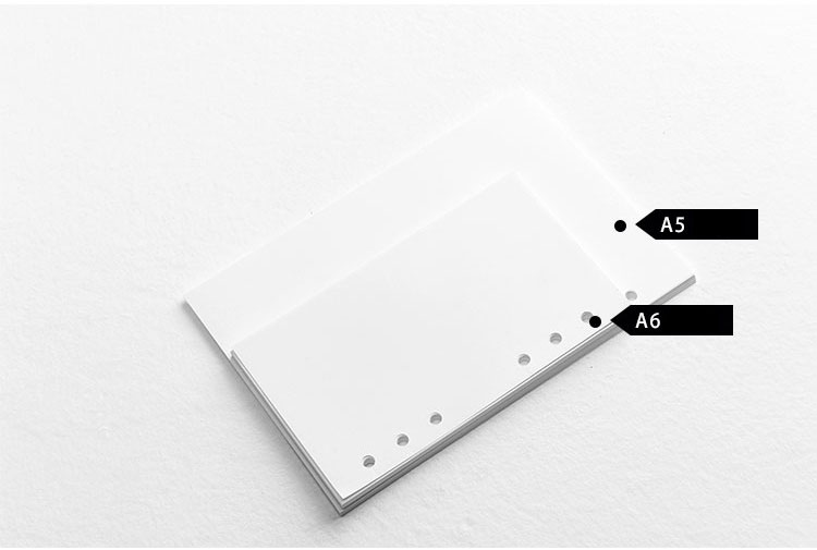 Lovedoki A5A6 Spiral Notebook filler paper Planner Inner Page Inside Papers for dokibook Chancellory stationery store 40 sheets