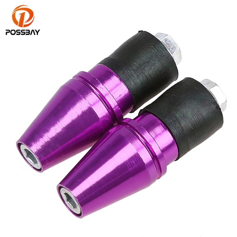 POSSBAY 22mm Motorcycle Handle Bar End Plug Grip Eindigt Caps voor 7/8 "Stuur Motor Stuur Grips Ends Bar
