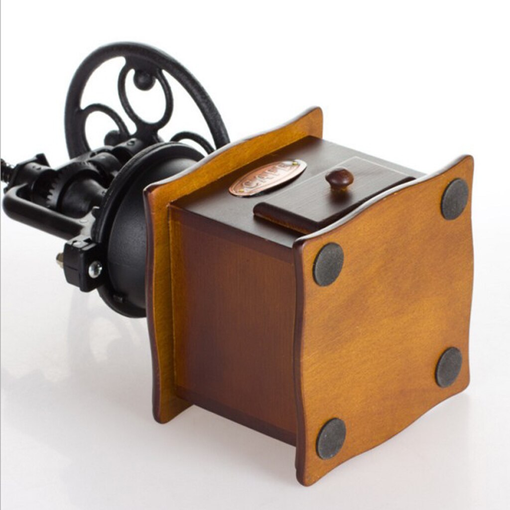 Vintage Handheld Coffee Grinder Mill Manual Coffee Grinding Machine Kitchen