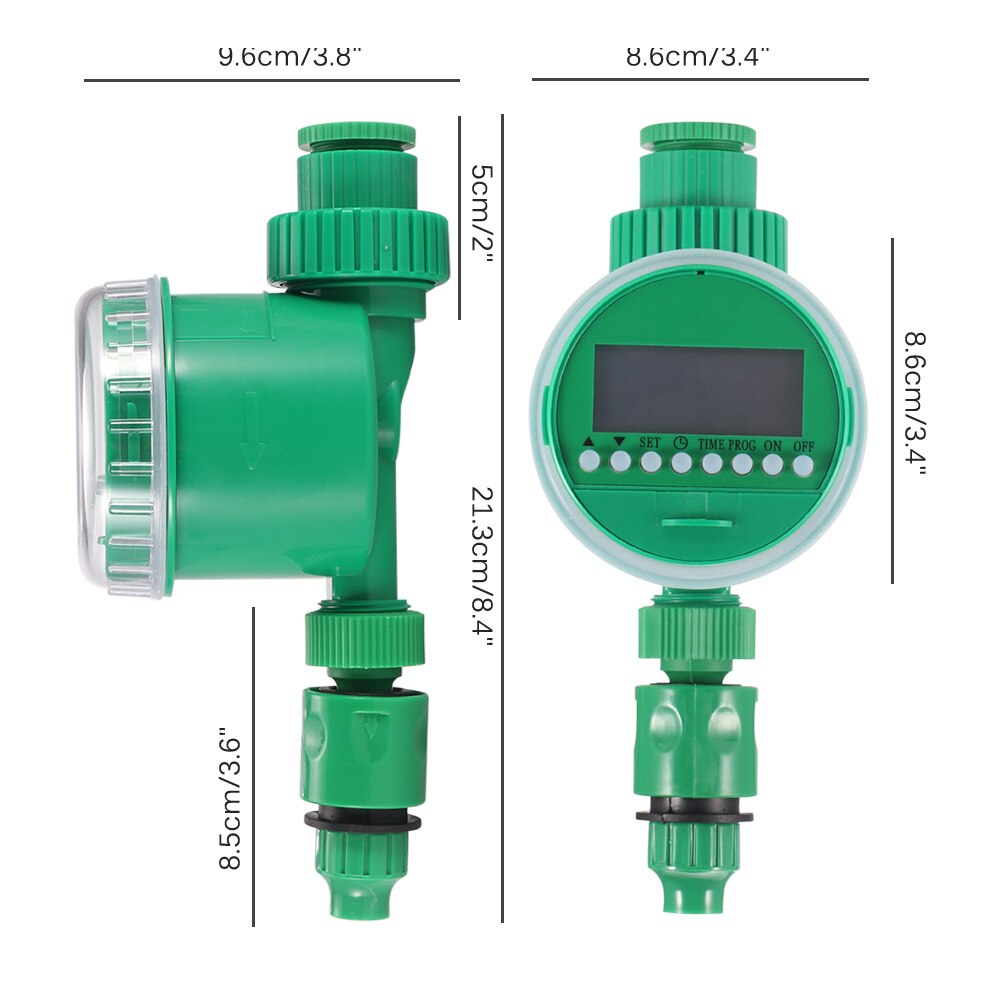 Temporizador de riego de jardín electrónico, pantalla Lcd, controlador de riego automático para jardín, dispositivo de Control de riego inteligente