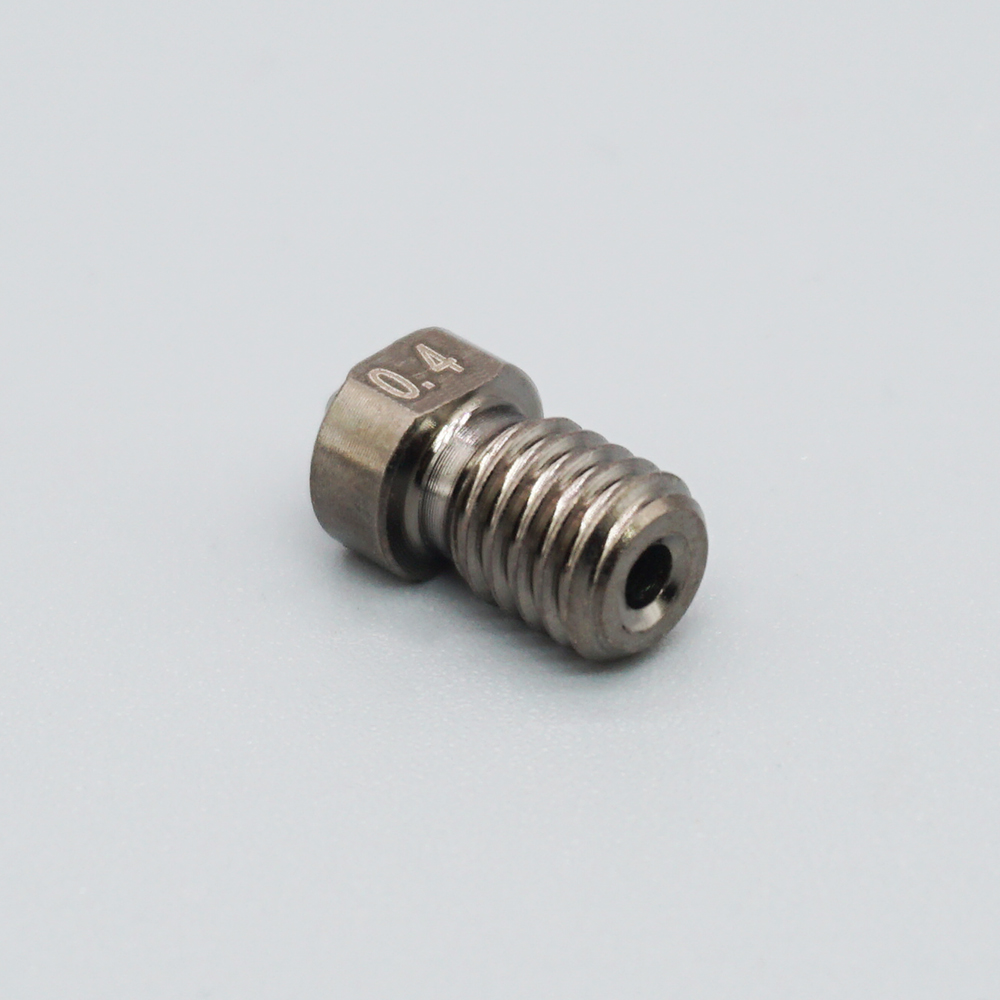 3D Printer Parts Nozzle E3D V6 Die Steel Nozzle V5 High Temperature Hardened Steel Nozzle M6 Thread 0.2/0.3/0.4/0.5/0.6 1.75mm