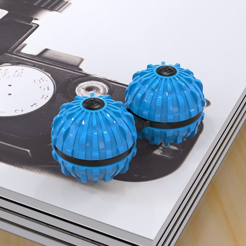 ABS buena suerte Spinner Bola de masaje conjunta Bola de masaje Palma bola Anti calle juguetes para adultos: blue