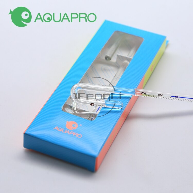 Jfengli 2 stk hænge på ada style aquapro glastermometer til akvarium plantetank akvarium