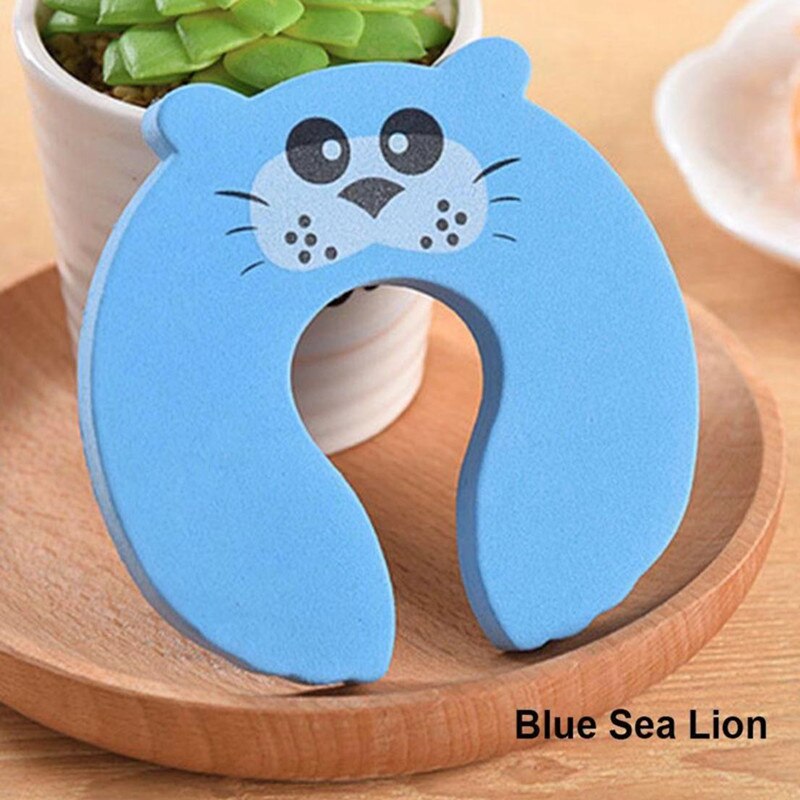10pcs/Lot Child Kids Baby Animal Cartoon Door Jammers Stop Stopper Holder Lock Safety Guard Finger Atrq0073