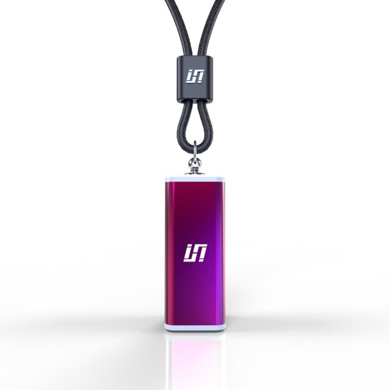 Draagbare luchtreiniger voor in de auto, ketting, mini draagbare usb-luchtreiniger, negatieve lon-generator, geluidsarme draagbare luchtverfrisser