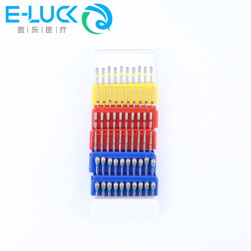 50pcs Dental Polishing Bur Diamond Grinder Burs For Dentist Materials