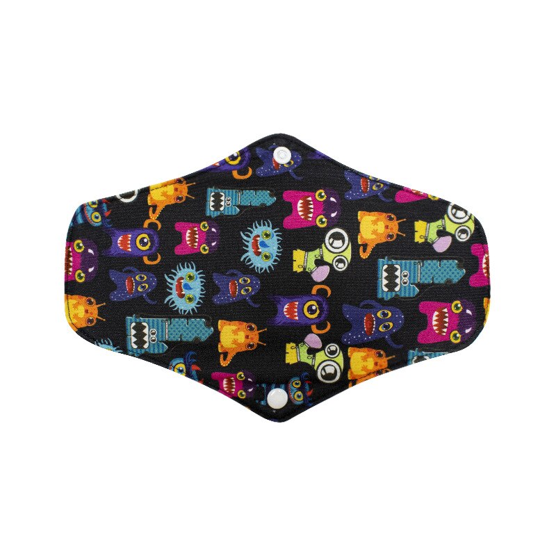 18*25CM Menstruations Pads für Nacht Verwenden frauen feminin higgiene mehrweg menstruations Pad Atmungs Waschbar Tuch Pads: YWS-M08