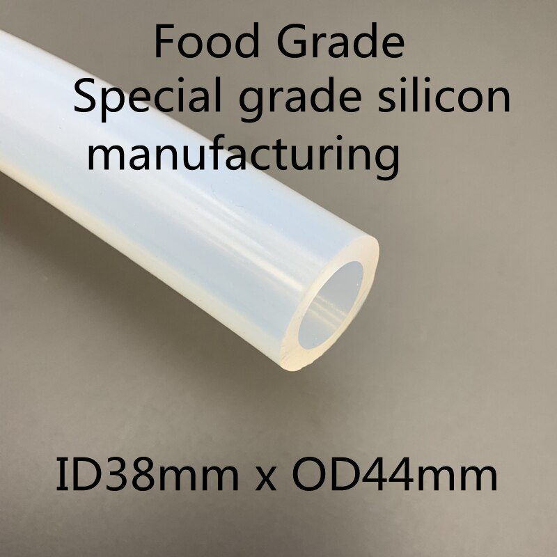 38X44 Silicone Tubing Id 38Mm Od 44Mm Food Grade Flexibele Drink Tubing Pijp Temperatuur Weerstand Nontoxic transparante
