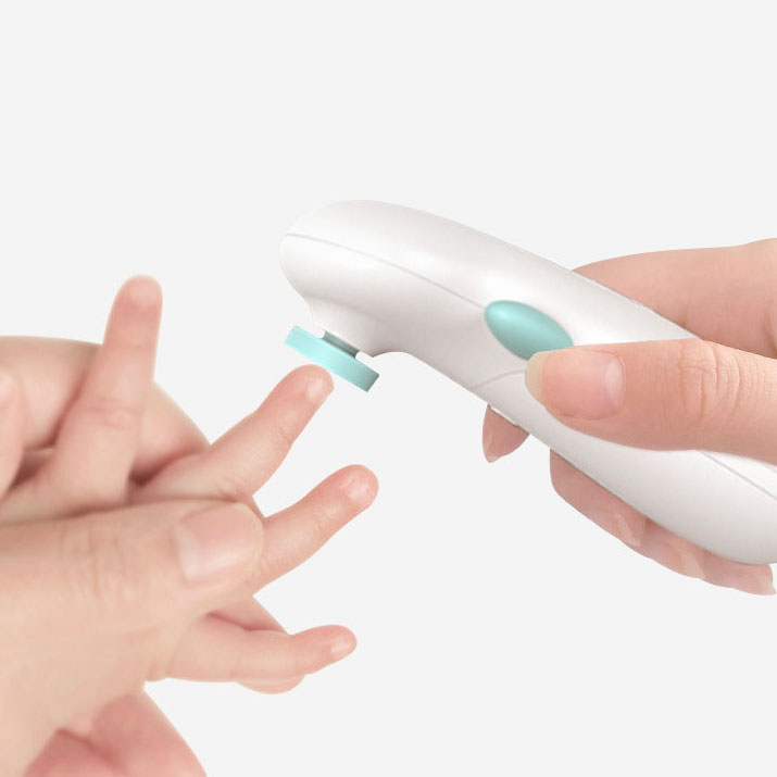 Elektrische Baby Nail Trimmer 35dB Stille Baby Nagelknipper Anti-Snuifje Manicure Set Automatische Pauze Bescherming Baby Veiligheid zorg