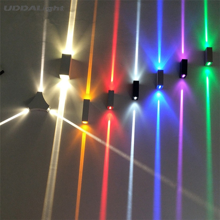 CREE LED draussen lampe 3-6W Zauberstab lampe Ich bin freien schwarz 15 grad Schmale Veranda licht