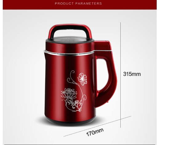 Automatic Soybean Milk Machine Health Paste Shake Baby Supplementary Food Bean-Curd Maker