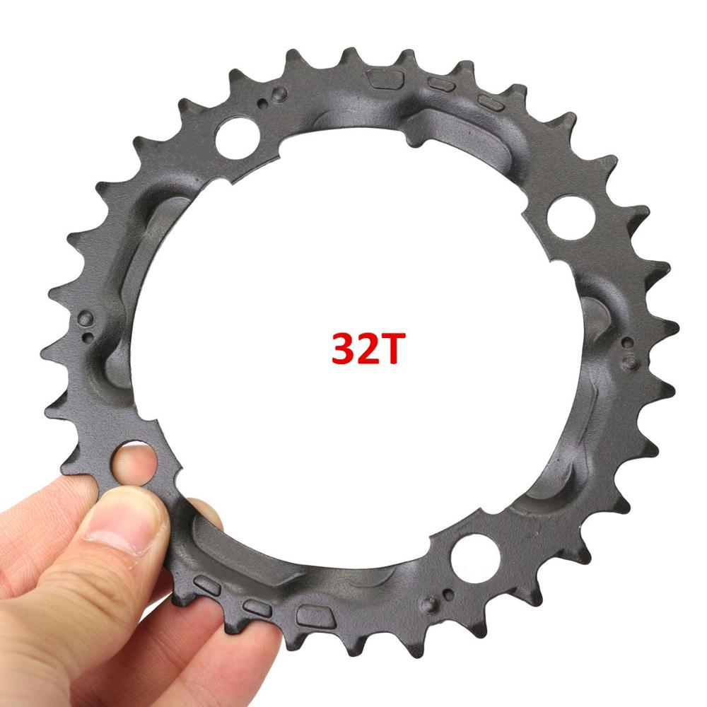9 speed 22t 32t 44t kettingblad crankstel carbonstaal fiets crankstel kettingblad mtb racefiets kettingblad voor shimano slx xt: 32t